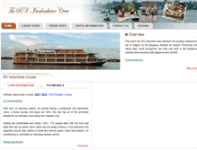 Tablet Screenshot of indochinemekongcruise.com